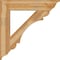 Ekena Millwork Olympic Traditional Rough Sawn Bracket, Western Red Cedar, 6"W x 36"D x 36"H BKT06X36X36OLY01RWR - alternate 2